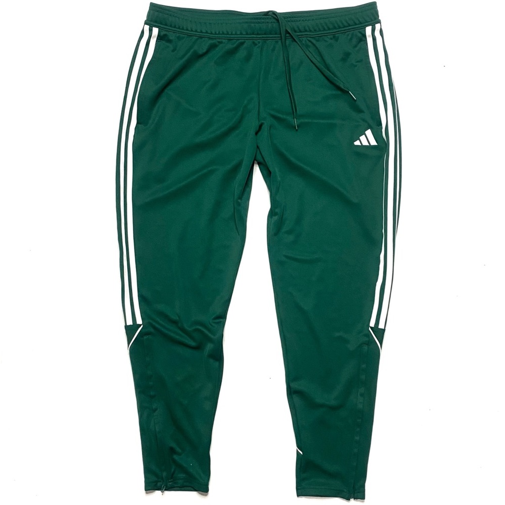 Adidas Tiro 19 AEROREADY Green 3 Stripe Tapered Fitted Training Track Pants XL